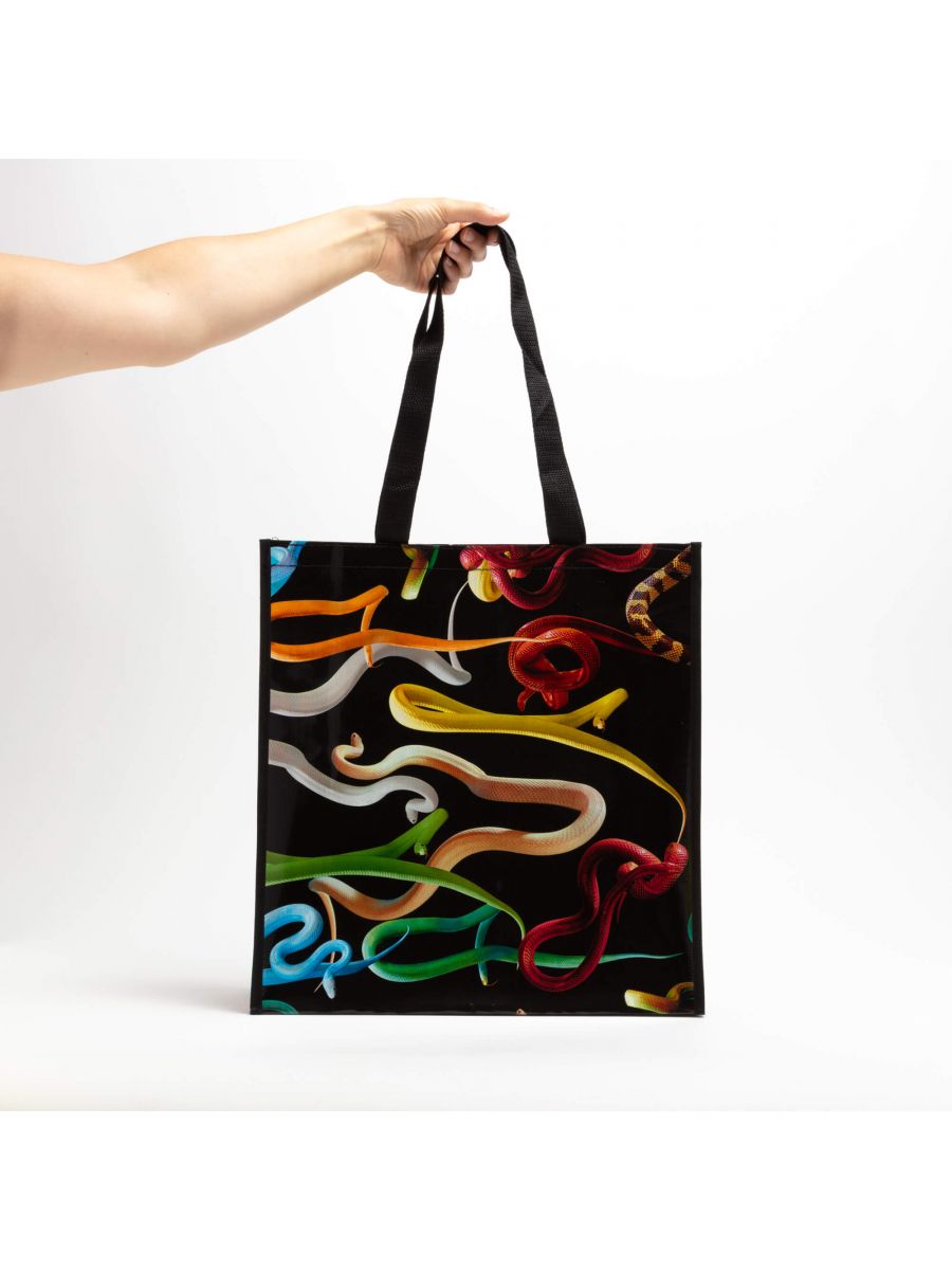Shopper Bag Snakes Lg