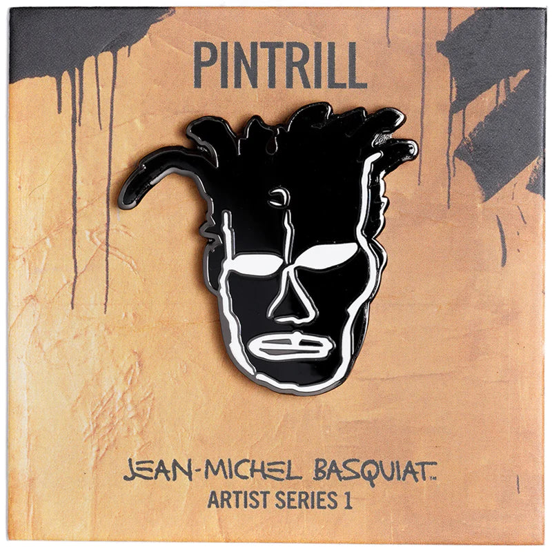 Basquiat - Portrait Pin