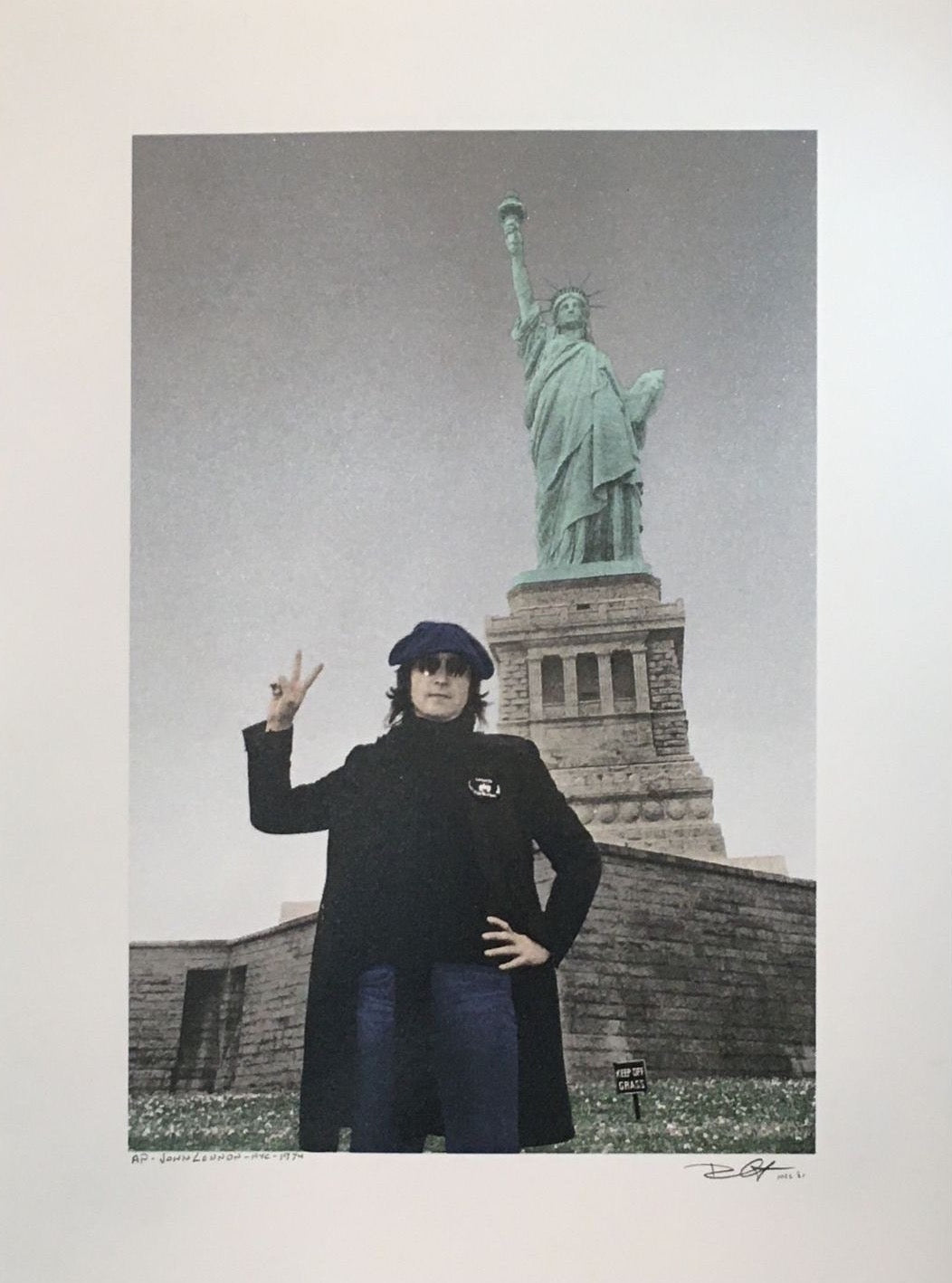 John Lennon, Statue of Liberty, NYC