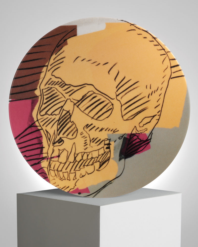 Warhol - Skull Plate- Brown/Beige/Pink