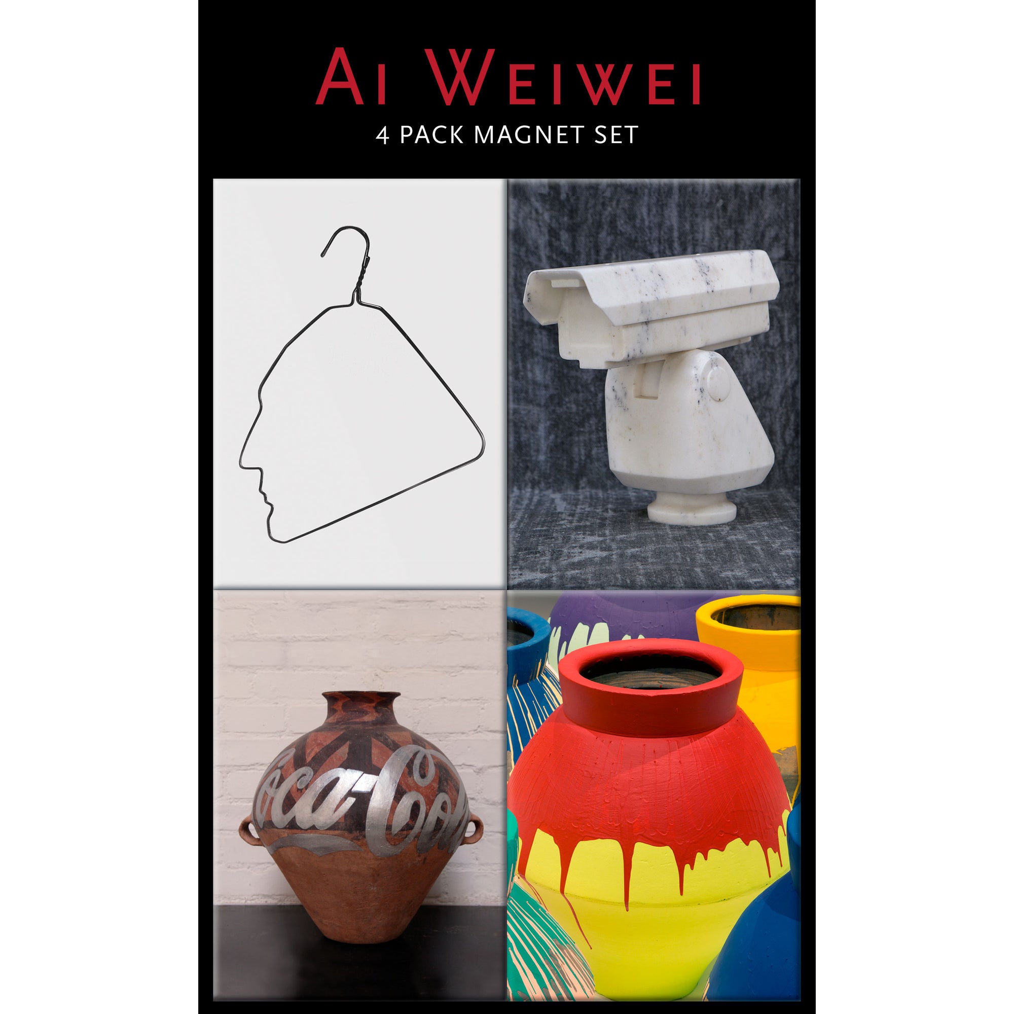 Ai Wewei Magnet 4 Pack