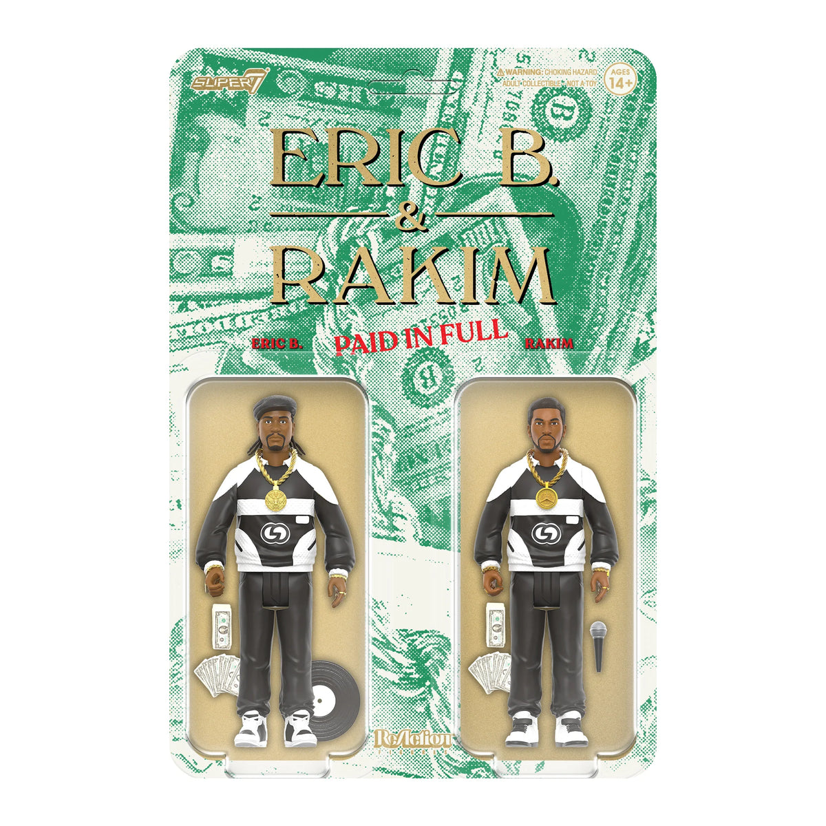 Eric B. &amp; Rakim ReAction Figures-Paid In Full 2 Pack