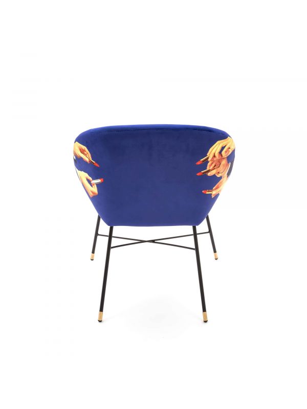 Padded Chair Lipsticks Blue