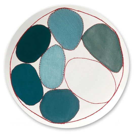 Bone China Plates (turquoise)