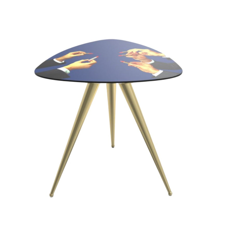 Side Table-Lipsticks Blue