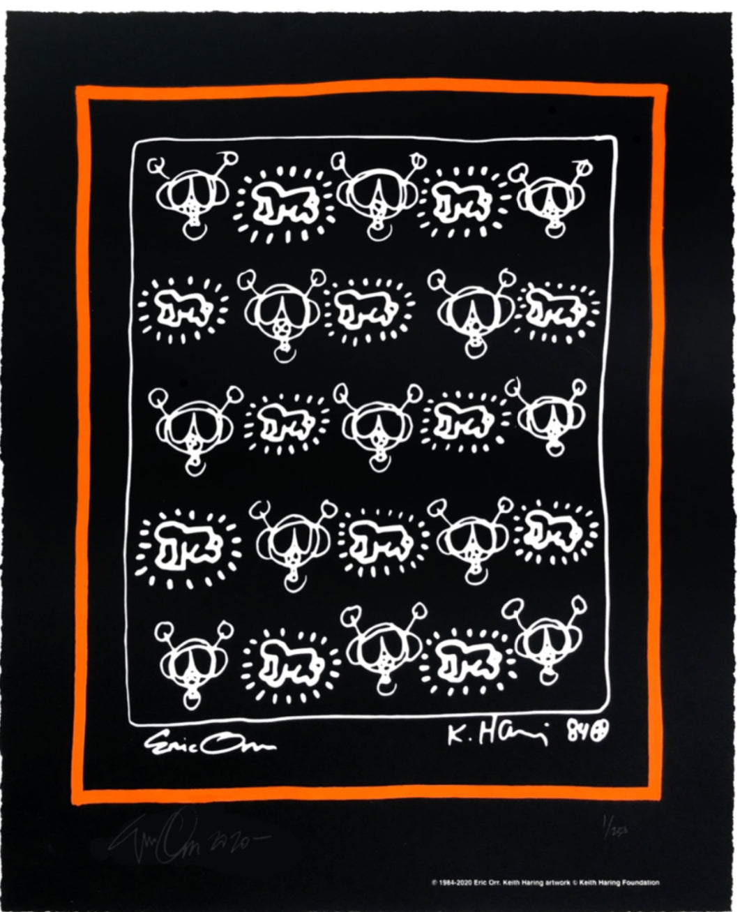 Repeat | Eric Orr X Keith Haring