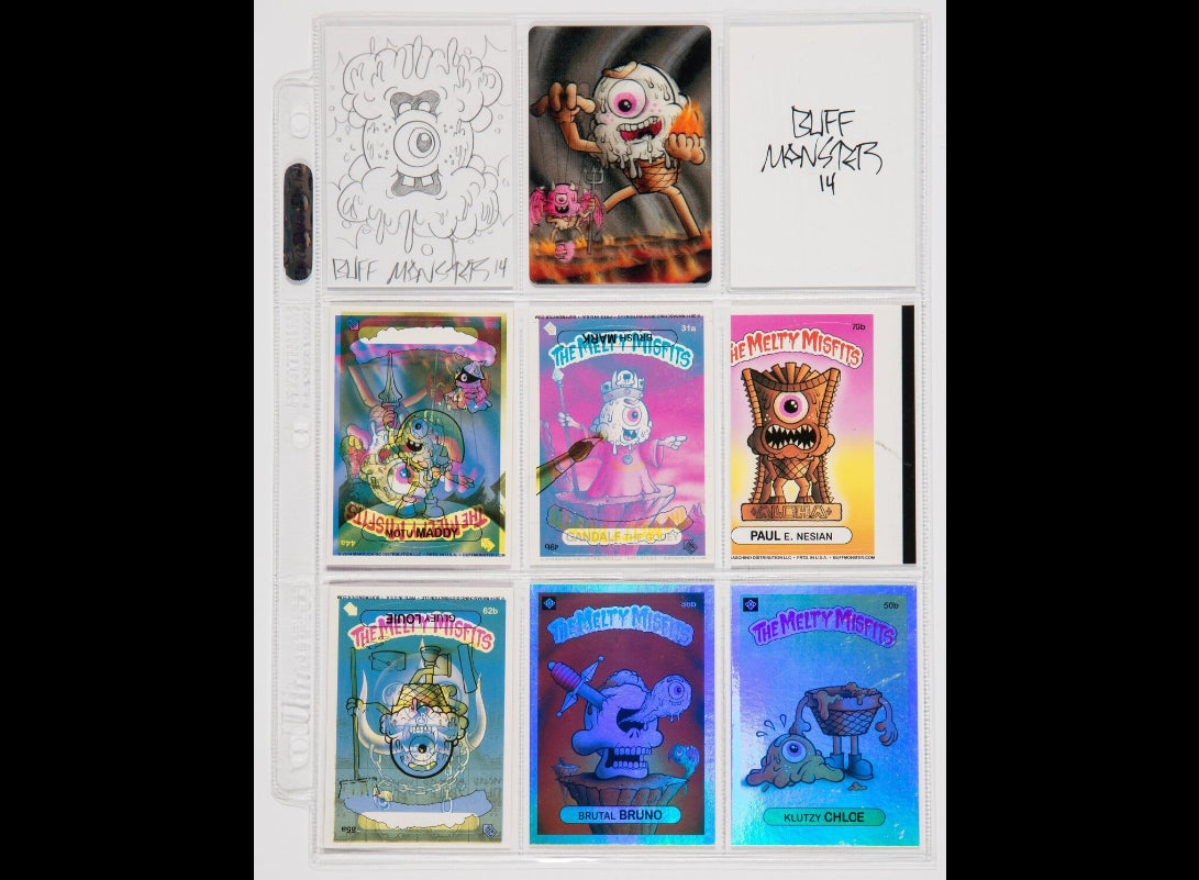 The Melty Misfits Trading Cards