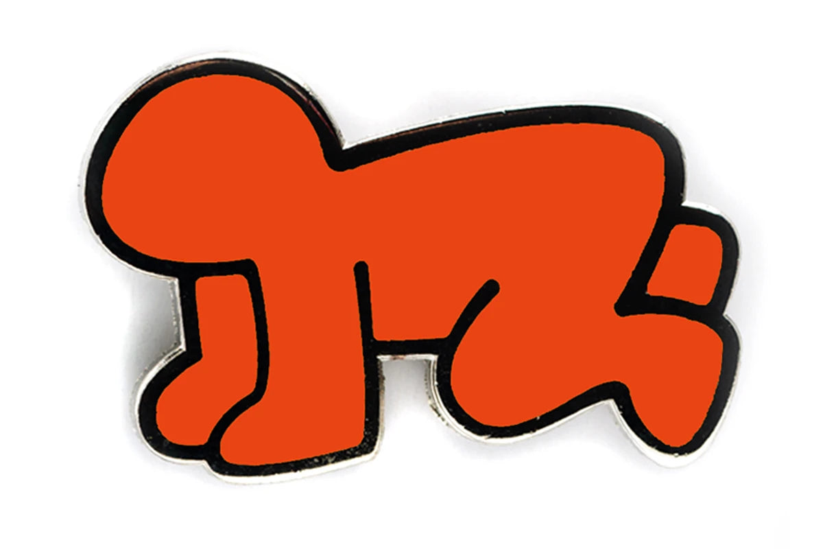 Keith Haring - Radiant Baby Orange Pin