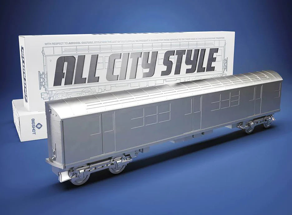 All City Style Silver Train - Single 20in Half Car Model