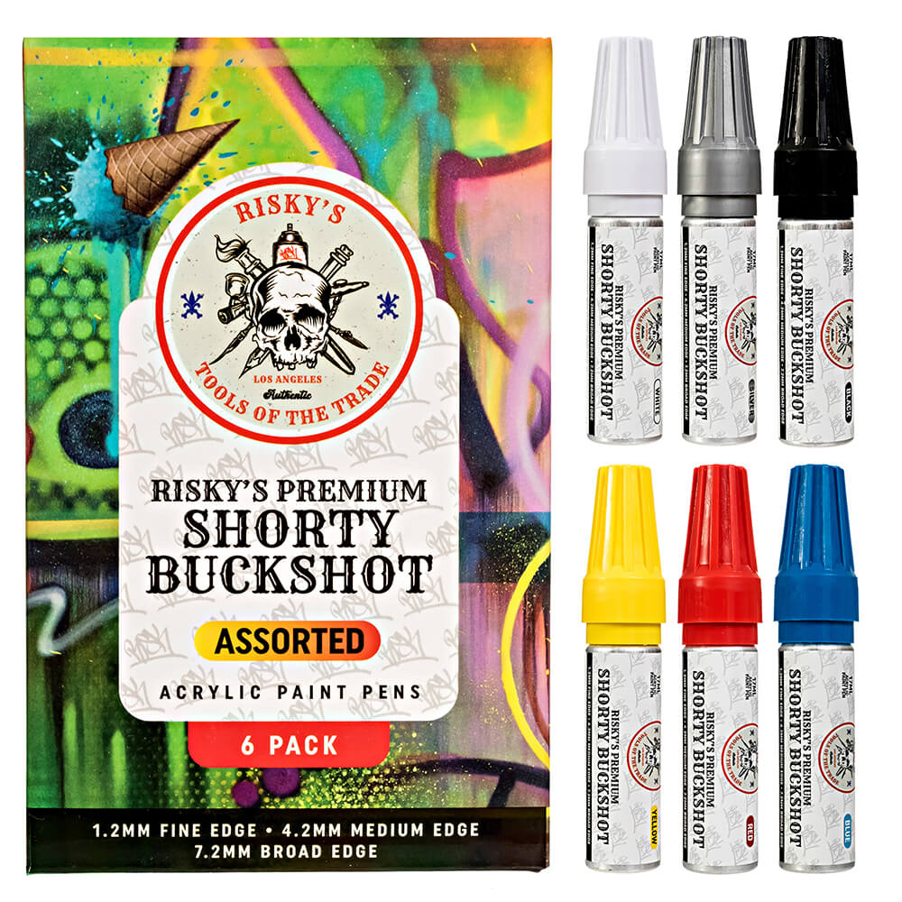 Risk | Risky&#39;s Shorty Buckshot- 6 Pack- Assorted Colors