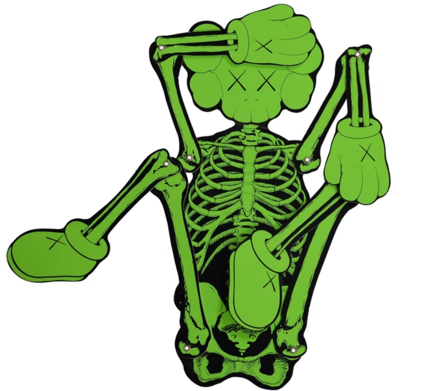 KAWS Skeleton Cutout