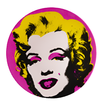 Warhol - Pink Marilyn Plate