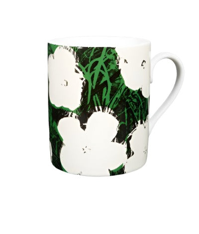 Warhol - White Flowers Mug