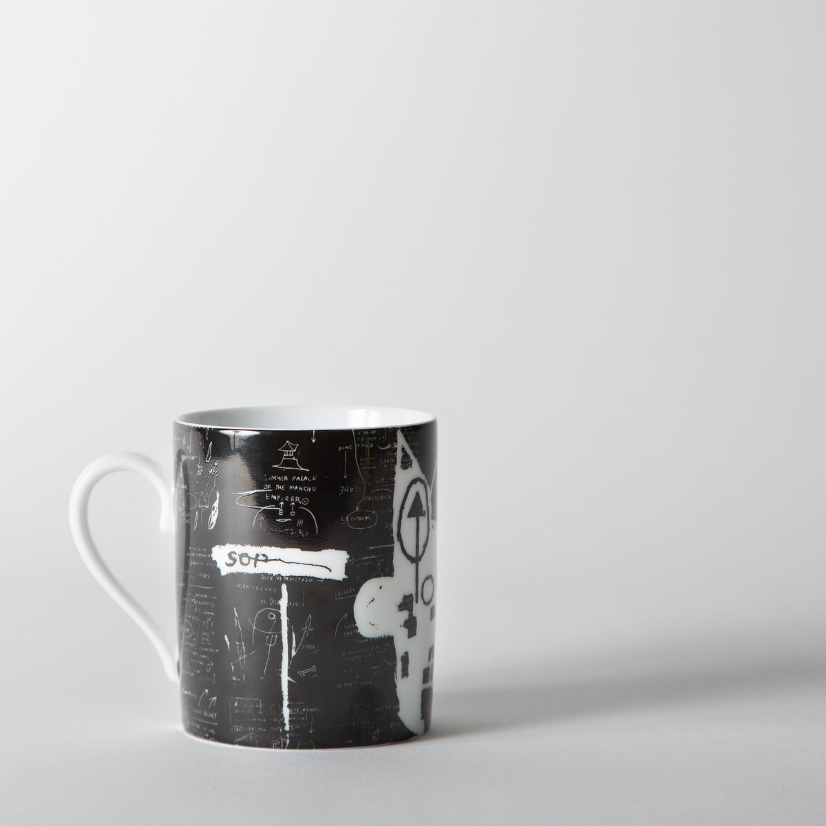 Basquiat - Black &amp; White Mug