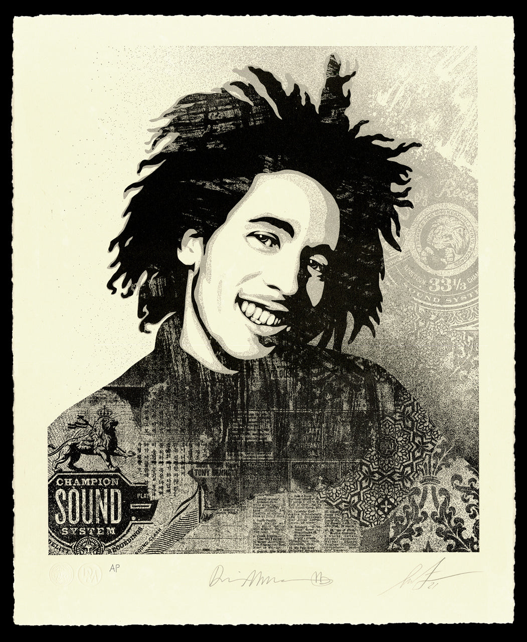 Bob Marley 40th Letterpress: Lively Up Yourself