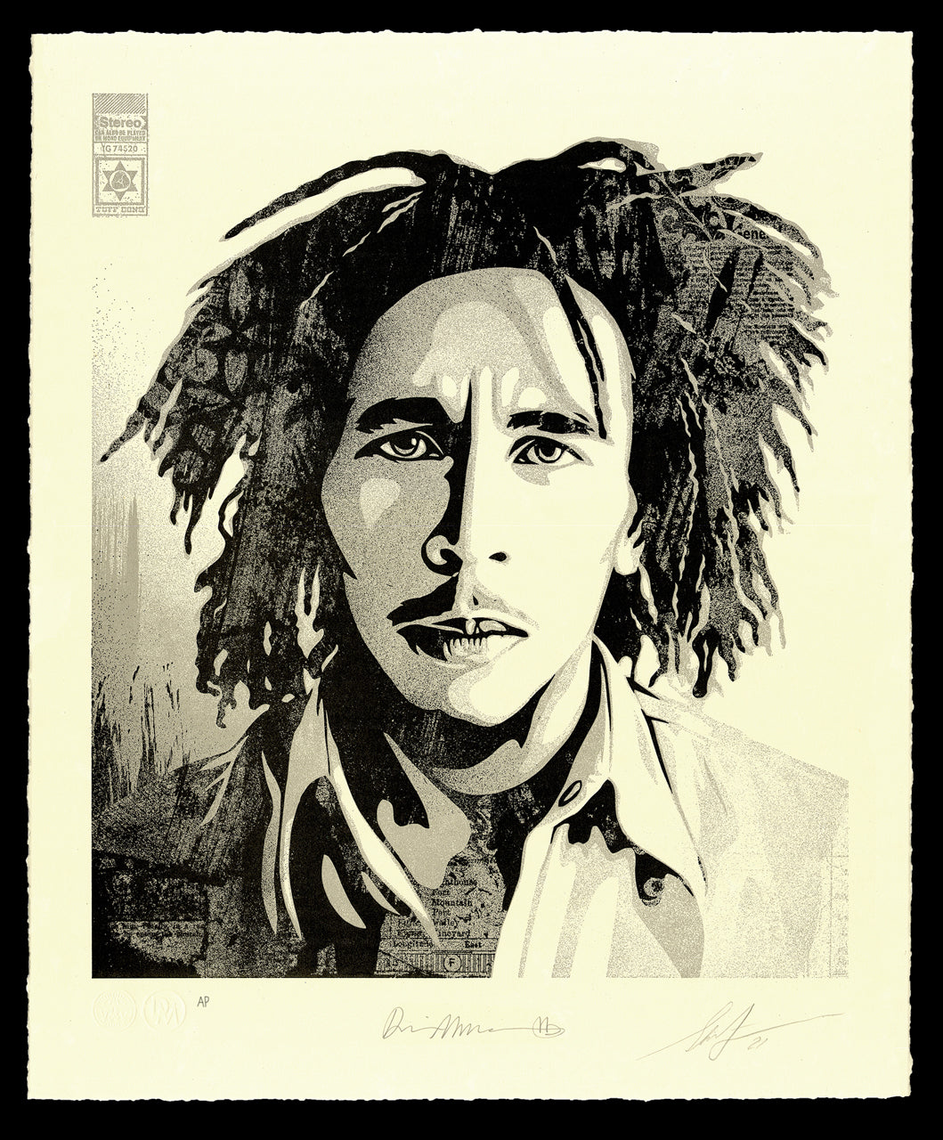 Bob Marley 40th Letterpress: Confrontation