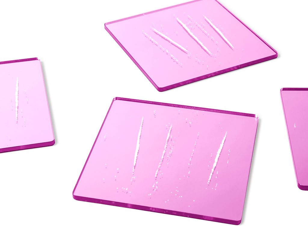 The Night You Left Coasters (Pink)