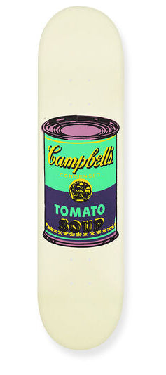 Campbell's Soup Skate Deck (White with Purple Can)