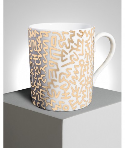 Haring - Gold Pattern Mug
