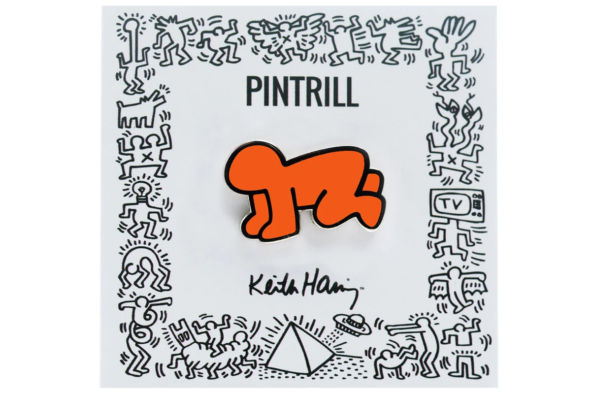 Keith Haring - Radiant Baby Orange Pin
