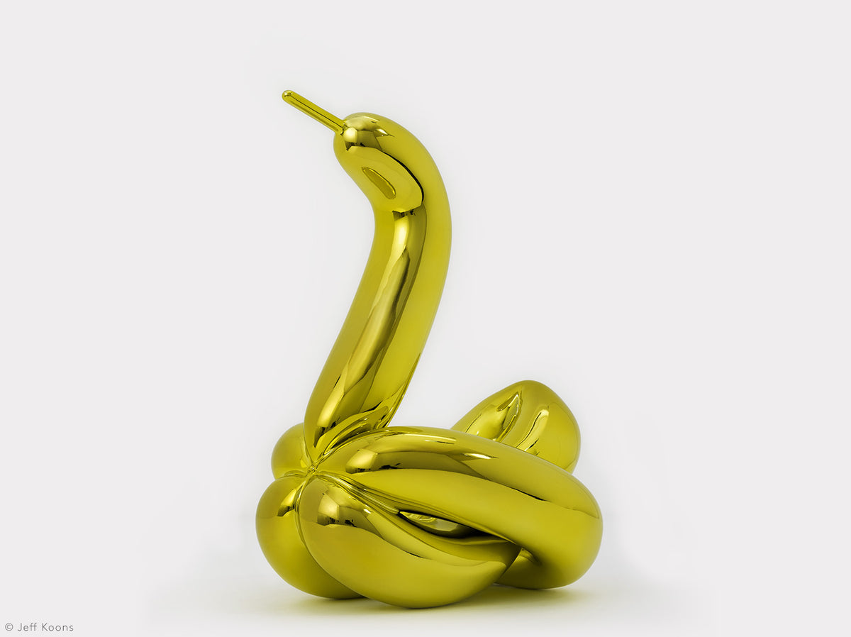 Jeff Koons | Balloon Swan (Yellow)