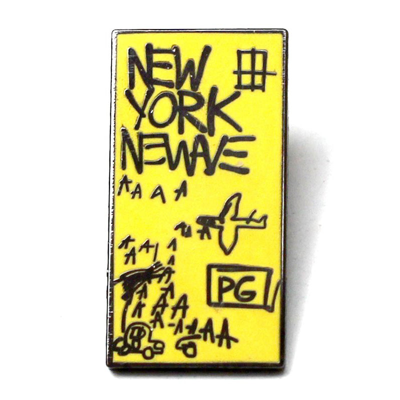 Jean-Michel Basquiat York New Wave Pin