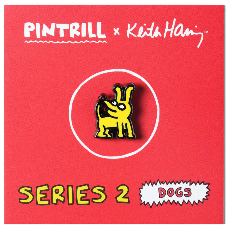 Keith Haring - Dogs Tiny Pin