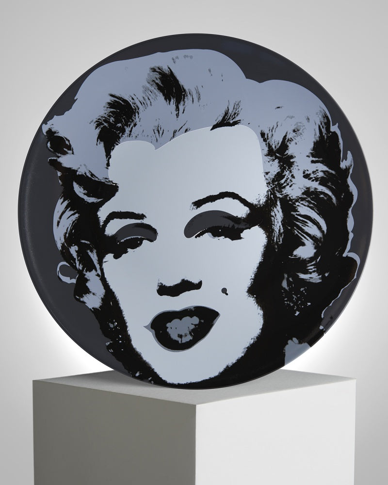 Warhol - Black Marilyn Plate